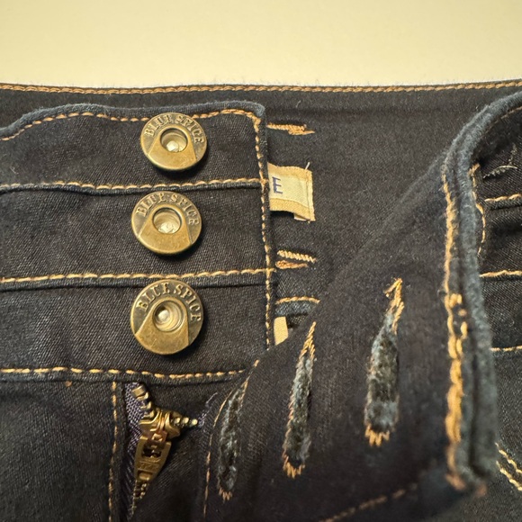 Blue Spice High Waist dark blue Denim Shorts - Picture 7 of 8